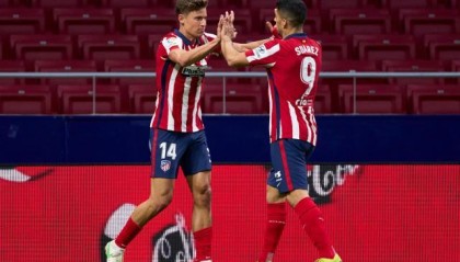 乐鱼体育在线-【西甲】略伦特苏亚雷斯破门 马竞2比1毕巴领先6分